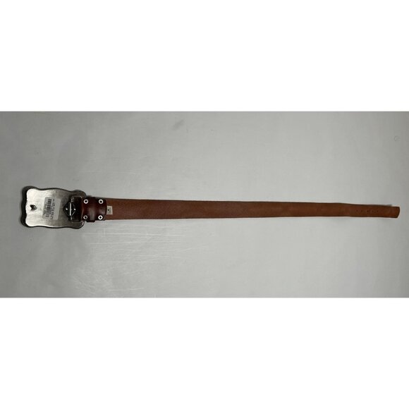 GUESS USA Genuine Leather Belt in Brown - Picture 6 of 6